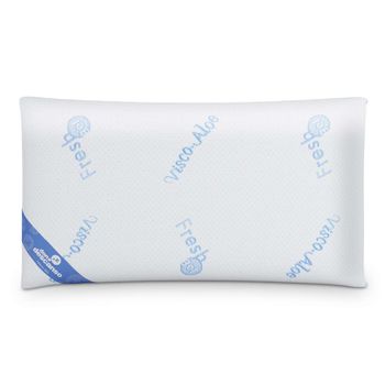 Nalui Almohada Copos Viscoelástica Gel Fresh Blanco (70x38 cm), Firmeza Media
