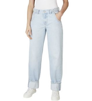 Pepe Jeans para mujer. PL2050875 Jeans Barrel azul (29/30), Casual, Algodón, Denim