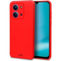 carcasa silicona flexible roja para xiaomi redmi 15c  15c 5g  poco c85 con proteccion camara
