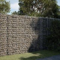 cesta de gaviones  gavion para piedras  gavion decorativo con cubierta hierro galvanizado 200x100x200cm cfw361976