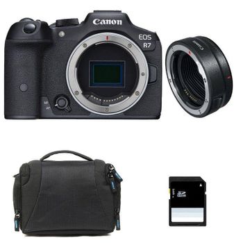 Cámara Mirrorless Canon EOS R7 Cuerpo 32.5MP 4K 60p WiFi Bluetooth