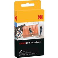 kodak premium zink 2x3 photo paper - 20 sheets