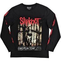 slipknot camiseta manga larga skeleton flag para mujer