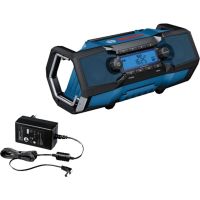 radio bosch gpb 18v-2 c professional portatil digital fm azul negro plata