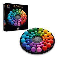 smart games - iq deluxe circle  rompecabezas adultos de 14 anos o mas  juego de mesa adulto con 120 retos  entretenimiento adultos para 1 jugador  juegos de viaje