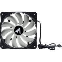 abysm gaming ventilador cpu breeze 120 mm 11 aspas ultra silencioso color blanco y negro