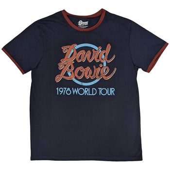 David Bowie Tops y Camisetas 1978 World Tour para mujer
