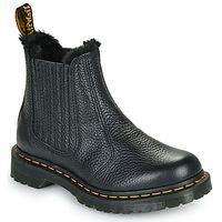 dr martens botines 2976 leonore ii chelsea boot black milled nappa para mujer