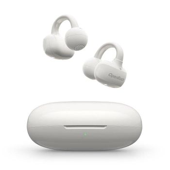 Auriculares OpenRock E deportivos inalámbricos Bluetooth para uso activo y resistencia IPX4 blancos