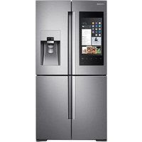samsung family hub american-style smart fridge freezer real stainless rf56m9540sreu