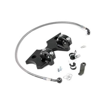 Puente de horquilla Suzuki GSX 750 F kit de conversión Superbike LSL negro