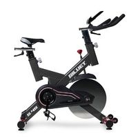bicicleta ciclo indoor siluet s-4s 115x51x119 cm 7 funciones pulsometro inercia 18 kg y resistencia regulable