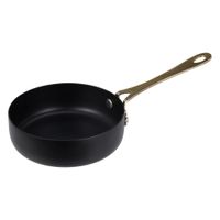 sarten en acero inoxidable negro de 11 cm