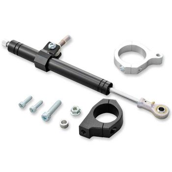Amortiguador de dirección Harley-Davidson Dyna '06-'17 kit Daytona negro completo