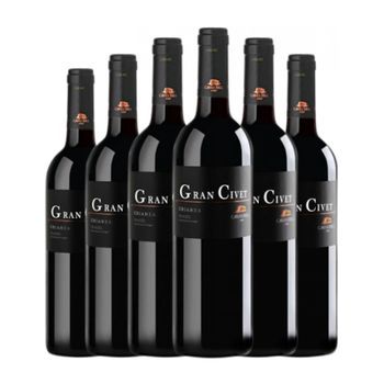 Hill Vino Tinto Gran Civet Penedès Crianza 75 Cl 13.5% Vol. (pack De 6 Unidades)