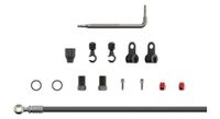 kit de latiguillo hidraulico de freno de disco sram banjo plateado  2000 mm  negro