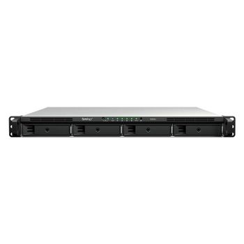 Servidor NAS en rack Synology RS826+ 1U AMD Ryzen V1500B 4GB DDR4 ECC 4 bahías y 4x GbE