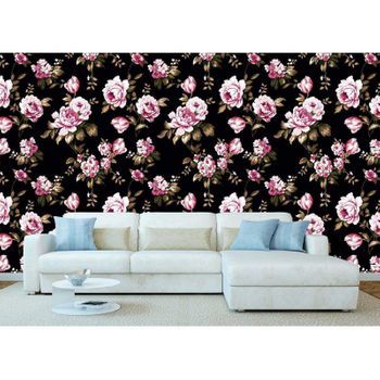 Fotomural Vinilo Tulipanes Franceses Rosa Palo 400 X 300 Cm