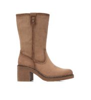 refresh para mujer 17304003-beige botines 173040 marron 38 3 a 5cm cremallera casual
