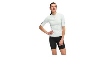 Maillot mujer hoka skybreeze manga corta azul