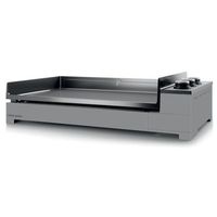 forge adour plancha de gas 6600w placa de hierro fundido esmaltado 735x405cm - premiumg75ang