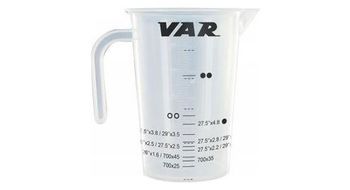 Vaso de precipitados var graduado para sellador de neumaticos