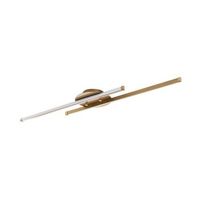 lampara de techo umut-13297 oro metal 86 cmx5x 17 cm