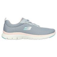skechers deportivas moda flex appeal 40 - brilliant view gris para mujer