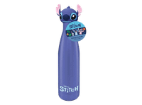 termo - pyramid disney stitch 500 ml tapon con la cara de solo bebidas frias o templadas