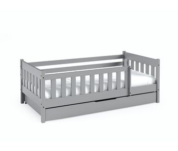 Cama infantil nadia gris 86x198x59cm