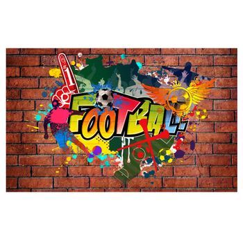 Papel Pintado 3d - Football Fans! (150x105 Cm)