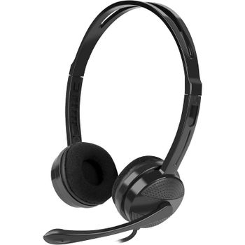 Natec Canary Auriculares con Micrófono Negros