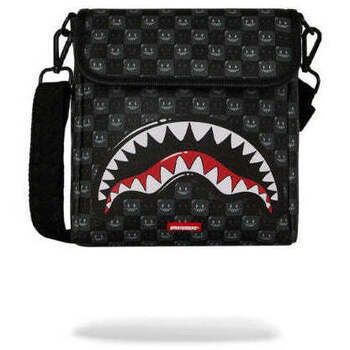 Sprayground Bandolera Sharks In Paris Wtf Bubbly Black Check para hombre