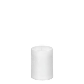 Vela decorativa cilíndrica blanca h10