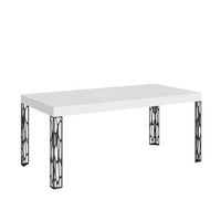 mesa extensible 90x200304 cm ghibli fresno blanco estructura antracita
