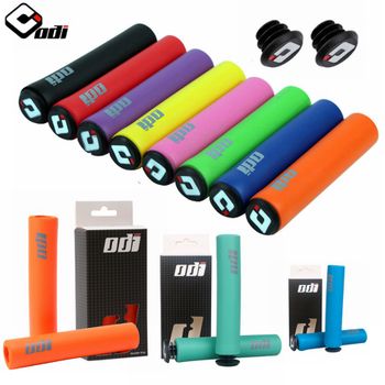 ODI-empuñaduras de manillar de bicicleta de montaña, cubierta plegable para bicicleta, ultraligera, antideslizante, Gel de sílice espumoso, incluye enchufe, piezas de bicicleta