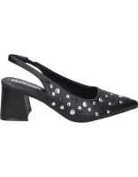 zapato de tacon refresh 175093 negro con tachuelas 37