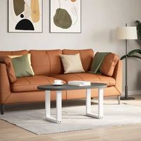patas de mesarpierna de mesa de centro forma u 2 uds acero blanco 38x42-43 cm