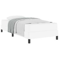 cama individual  cama para adulto  estructura de cama con colchon puro 90 x 190 cm tela