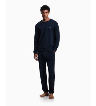 Emporio Armani para hombre. EM001922_AF19060 Chándal Lounge marino (XL), Homewear, Algodón, Manga larga