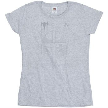 Disney Camiseta manga larga The Mandalorian para mujer
