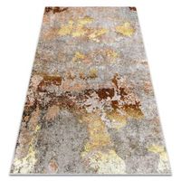 alfombra lavable miro 51463802 abstracao antideslizante - gris  or 200x290 cm