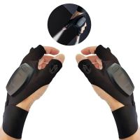zanlure 1pcs1pair guantes de pesca nocturna usb cargables para ciclismo al aire librecarreradeportesguantes de dedo