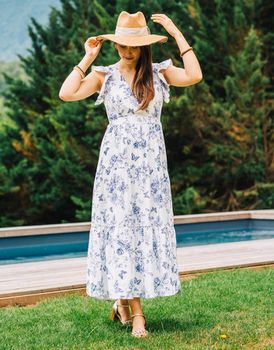 Céleste Vestido largo ROMY para mujer