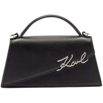 Karl Lagerfeld Bandolera Bandolera Essentials Negro/Níquel para mujer