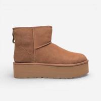 ugg pantuflas classic mini platform boot chestnut womens para hombre