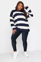 yours leggings azul marino efecto pana mujer curvy y tallas grandes yours