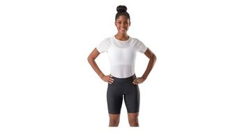 Culotte con tirantes para mujer trek solstice negro