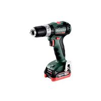 metabo taladro percutor - powermaxx bs12 bl -12v 2x4ah li-power - cargador asc 50 - metabox 118 - 601046800
