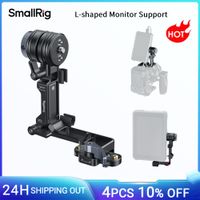 soporte para monitor en forma de l smallrig con riel nato clips para cables ajuste de amortiguacion gradual pernos de localizacion retractiles dobles -6315